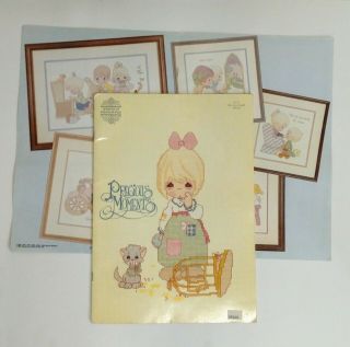 Cross Stitch Patterns Book Precious Moments 1986 Designs By Gloria & Pat Vtg