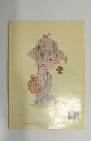 Cross Stitch Patterns Book Precious Moments 1986 Designs By Gloria & Pat Vtg 3