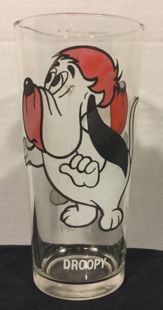 Vintage 1975 Pepsi Collector Glass Droopy Looney Toons