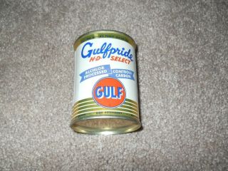 Vintage Motor Oil Can Bank Gulfpride Hd Select Small Coin Bank,  Hi Quality Gulf