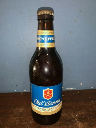 Vintage Old Vienna Beer Beer Bottle 12 Oz Full