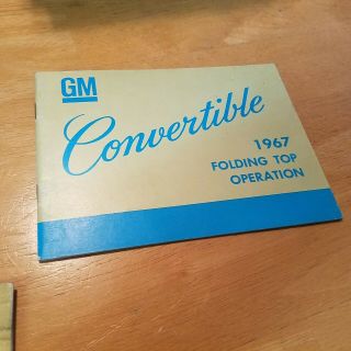 Vintage 1967 Gm Convertible Cadillac How To Operate The Folding Top
