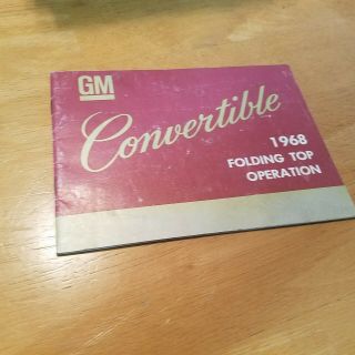 Vintage 1968 Gm Convertible Cadillac How To Operate The Folding Top