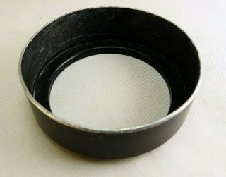 49mm Metal Hood Shade For Normal 50mm F1.  4 Lens Screw In Type Vintage Japan