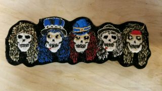 Vintage Guns N Roses Skull Patch - 80s Hair Metal