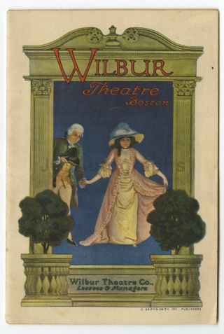 It Pays To Advertise - Vintage Playbill - Wilbur Theatre,  Boston,  1916