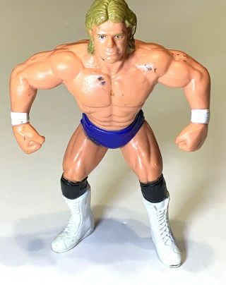 Vintage Wcw The Total Package Lex Luger Action Figure Galoob 1990 Wwe Wwf