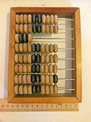 School Mini Abacus Wooden Ussr 1970s /vintage,  Soviet,  Russia With Label