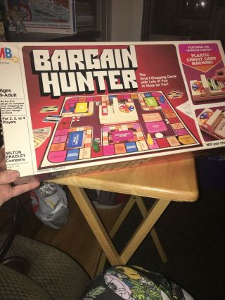 Vintage 1981 Bargain Hunter Board Game (milton Bradley) Complete