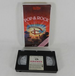 Vintage Disney Dtv Pop & Rock Vhs Cassette Tape