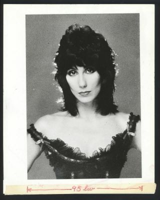 1980s Cher Vintage Photo Goddess Of Pop Auto - Tune