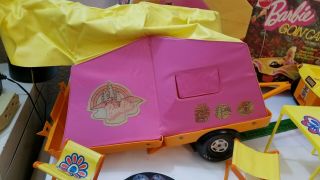 Vintage Mattel Barbie Goin ' Camping Set with Box,  Tent Buggy Car 1970s 5