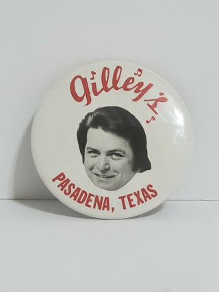 Vintage Pinback Button Mickey Gilley 