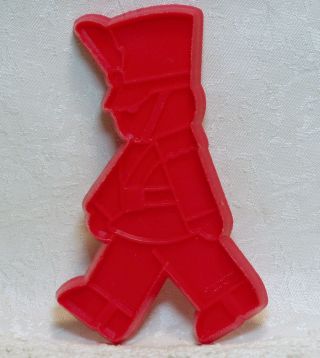Hallmark Vintage Plastic Cookie Cutter - Toy Soldier Christmas Tin Band Marching