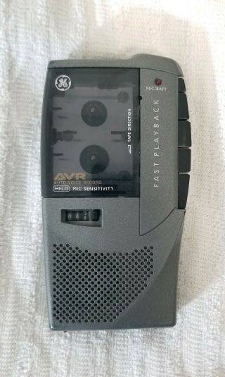 Vintage Ge Microcassette Recorder With Fast Playback Model 3 - 5385a