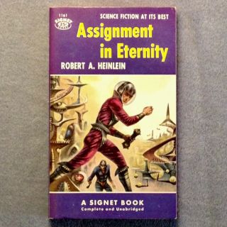 Assignment In Eternity Robert A.  Heinlein 1954 Vintage Science Fiction Paperback