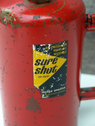 Vintage Milwaukee Sure Shot Air Pressurized Reuseable Sprayer 2