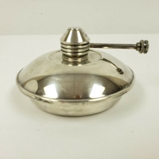 Vintage Silver Plated Table Top Burner Light Chafing Dish Warmer