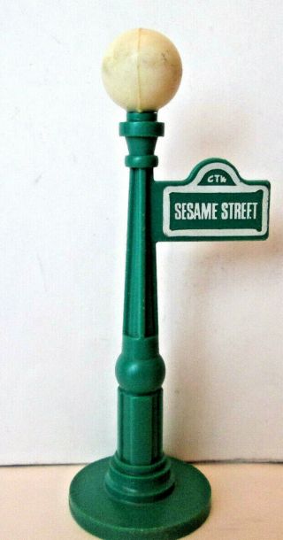 Vintage Childrens Televison Workshop Sesame Street Lamp Post,  Street Light Sign
