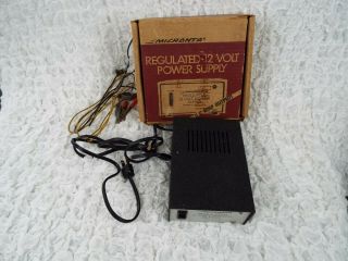 Vintage Radio Shack Micronta Regulated 12 Volt Power Supply Cat.  No.  22 - 124