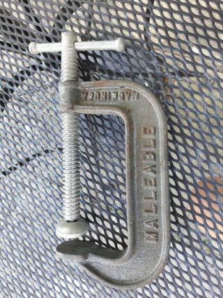 Vintage Sears Craftsman 68674 Malleable 5 " C Clamp Usa