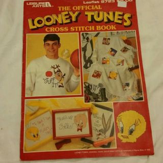 Vintage Looney Tunes Cross Stitch Book 1995