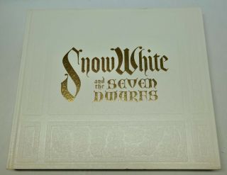 Vintage Snow White And The Seven Dwarfs Viking Studio Book - 1979