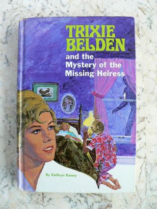 Vtg Trixie Belden 16 Mystery Of Missing Heiress Hc Illustrated Whitman 1970 Vgc