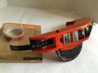 5500 Tape Writer Vintage Label Maker Usa With An Extra Tape Non Electric