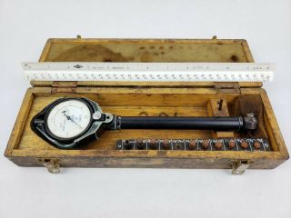 Tumico Dial Bore Gage Range.  005 " Vintage Indicator Machinist Measure