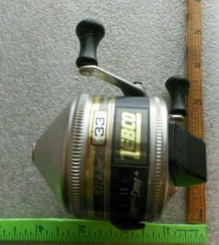 Vintage Zebco 33 Spincasting Fishing Reel 1987 Made In Usa