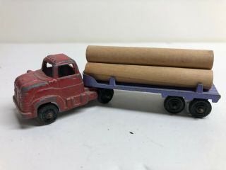 Vintage Tootsie Toy Log Truck Mini Complete