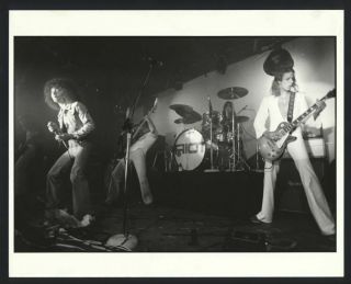 1980s Riot On Stage Vintage Photo Heavy Metal Band Gp
