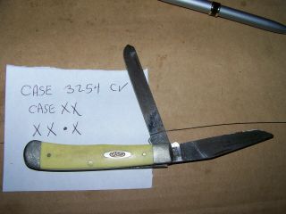 Vintage Case Xx 3254 Cv Pocket Knife U.  S.  A.