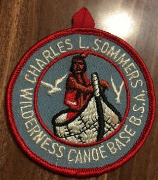 Vintage Charles L Sommers Canoe Base Participant Patch