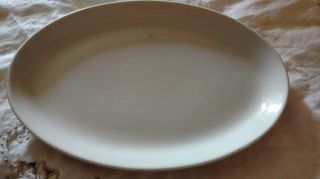 Vintage Shenango China Oval White Restaurant Ware Serving Platter B R - 33