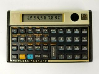 Hewlett Packard Vintage Hp 12c Financial Calculator
