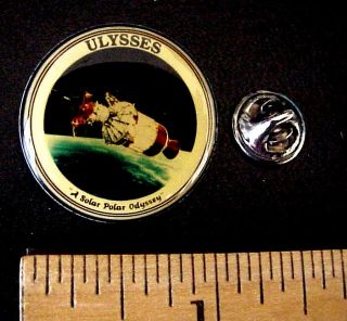 Vintage Nasa Ulysses A Solar Polar Odyssey Space Travel Pin