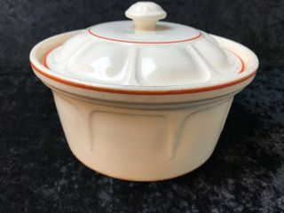Universal Potteries Oven Proof Bittersweet Lidded Covered Casserole Dish Vintage