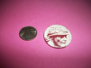 Vintage Orig.  The Smiths Meat Is Murder Pin - Pinback Made In England