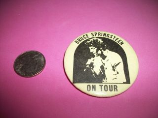 Vintage Orig.  Bruce Springsteen On Tour 1978 Pin