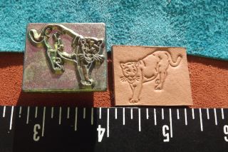 Leather Tools/ Vtg Midas 1 " Stamp 8367 Lion
