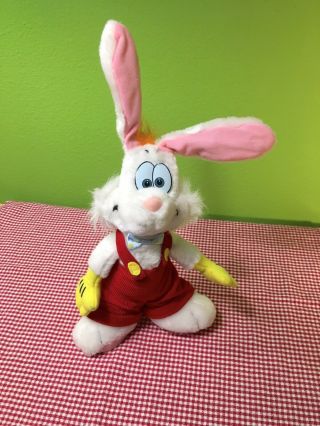Vintage 1987 Roger Rabbit Disneyland Walt Disney World 15 " Plush Doll Applause