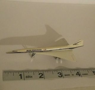 Vintage Schuco Airplane Plane Jet Air France Mini Figure 784/5 Made In Germany