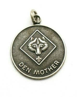 Den Mother Bracelet Charm Vintage Sterling Silver Boy Scouts Of America