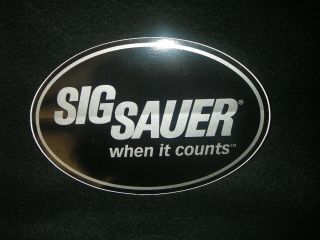 In Package Sig Sauer Gun “when It Counts” Lapel Pin Hat Tie Tack