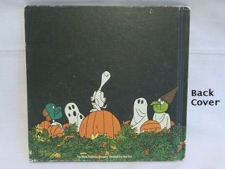 Vintage ITS THE GREAT PUMPKIN CHARLIE BROWN Book HC 1st edition 1967 Halloween 3