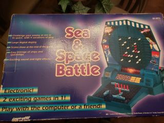 Sea And Space Battle Electronic Board Game Vintage