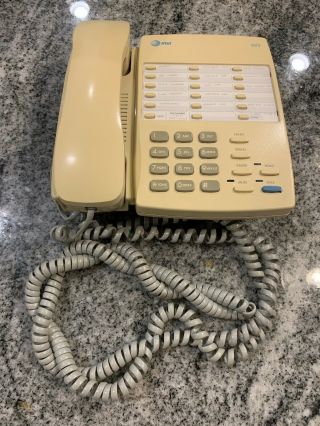 At&t 825 Corded Office Business Desk Speaker Phone Push Button Vintage Retro