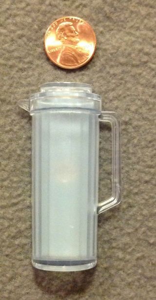 Vintage Tupperware Refrigerator Magnet - Clear Pitcher - 1 & 1/4 " X 2 & 1/2 "